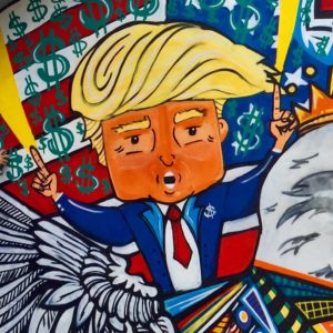Donald Trump Graffiti - Adam Sinai